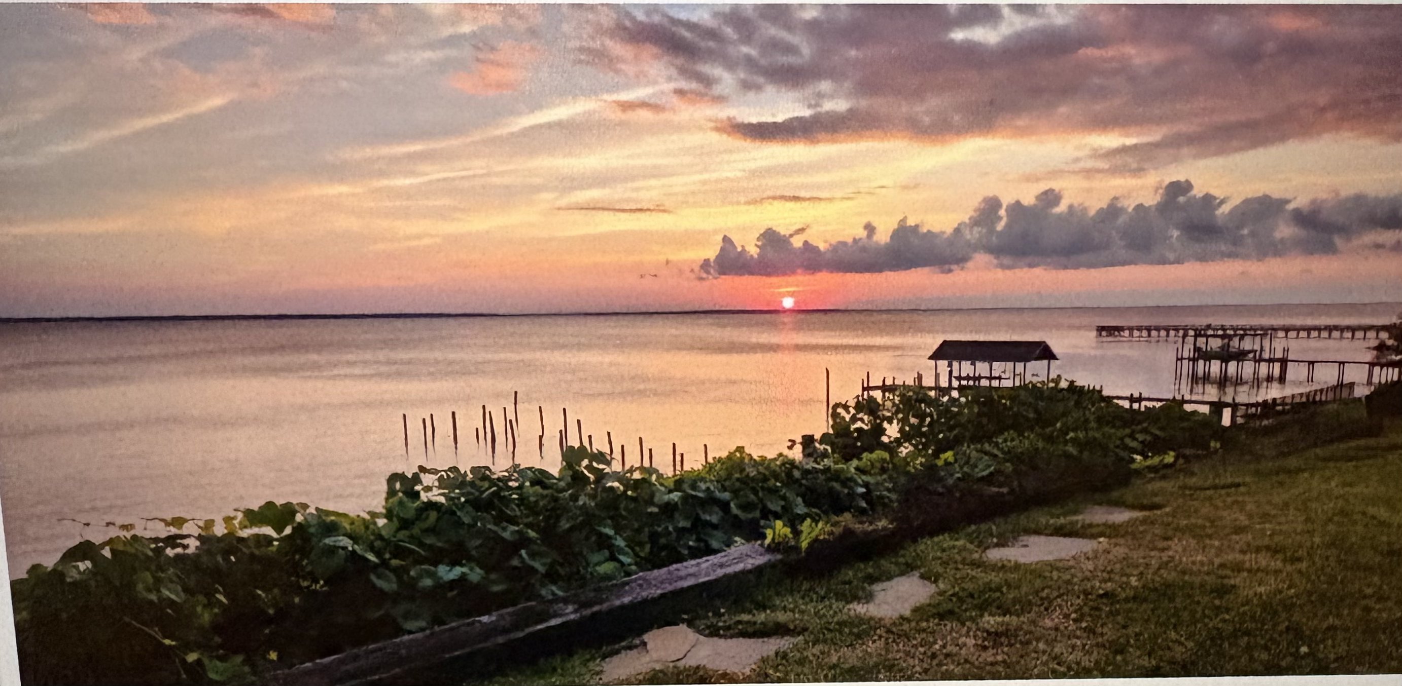 Beautiful sunset view from the Friday Night venue