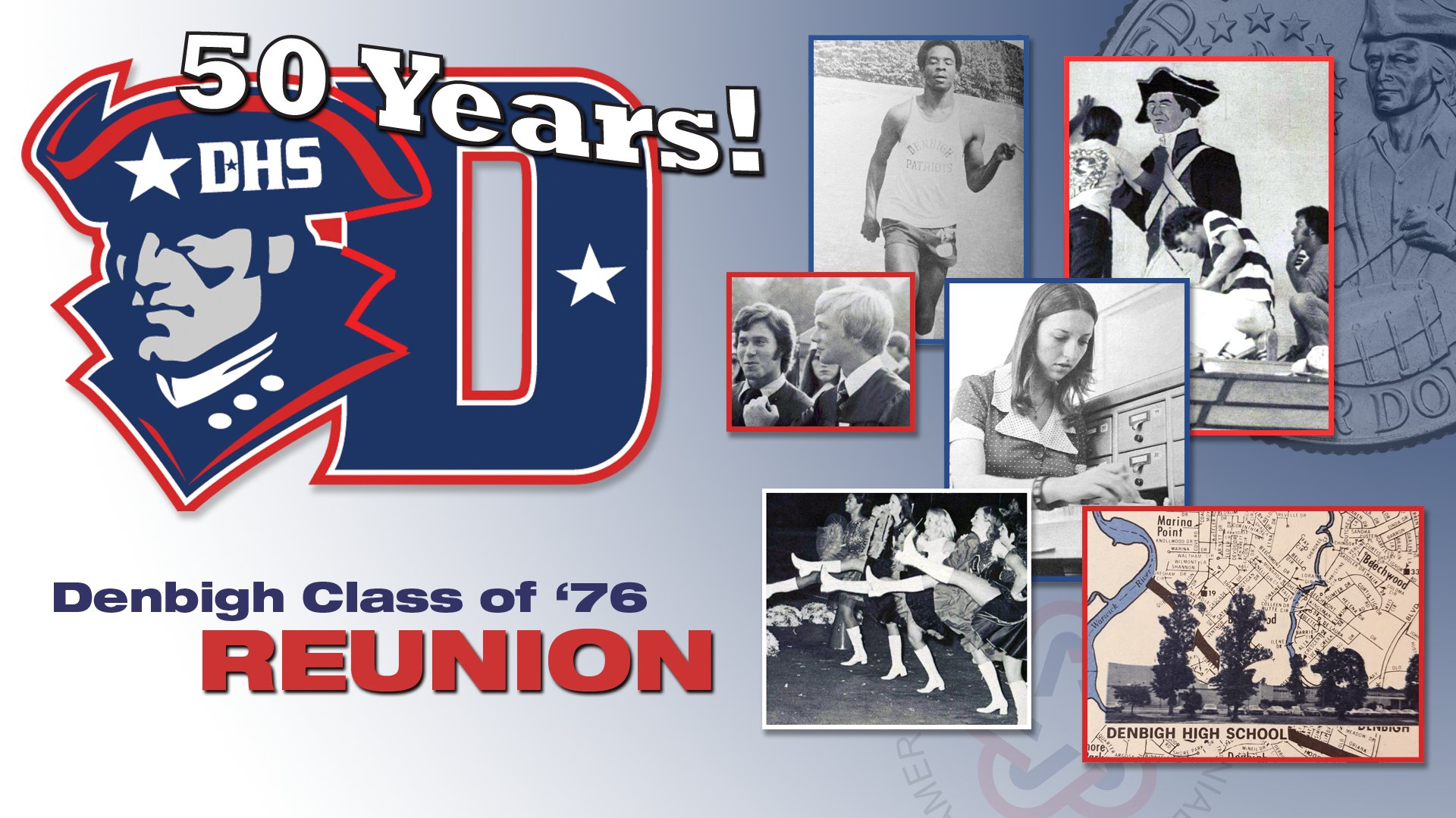 Denbigh Class of '76 — 50 Years Reunion Collage