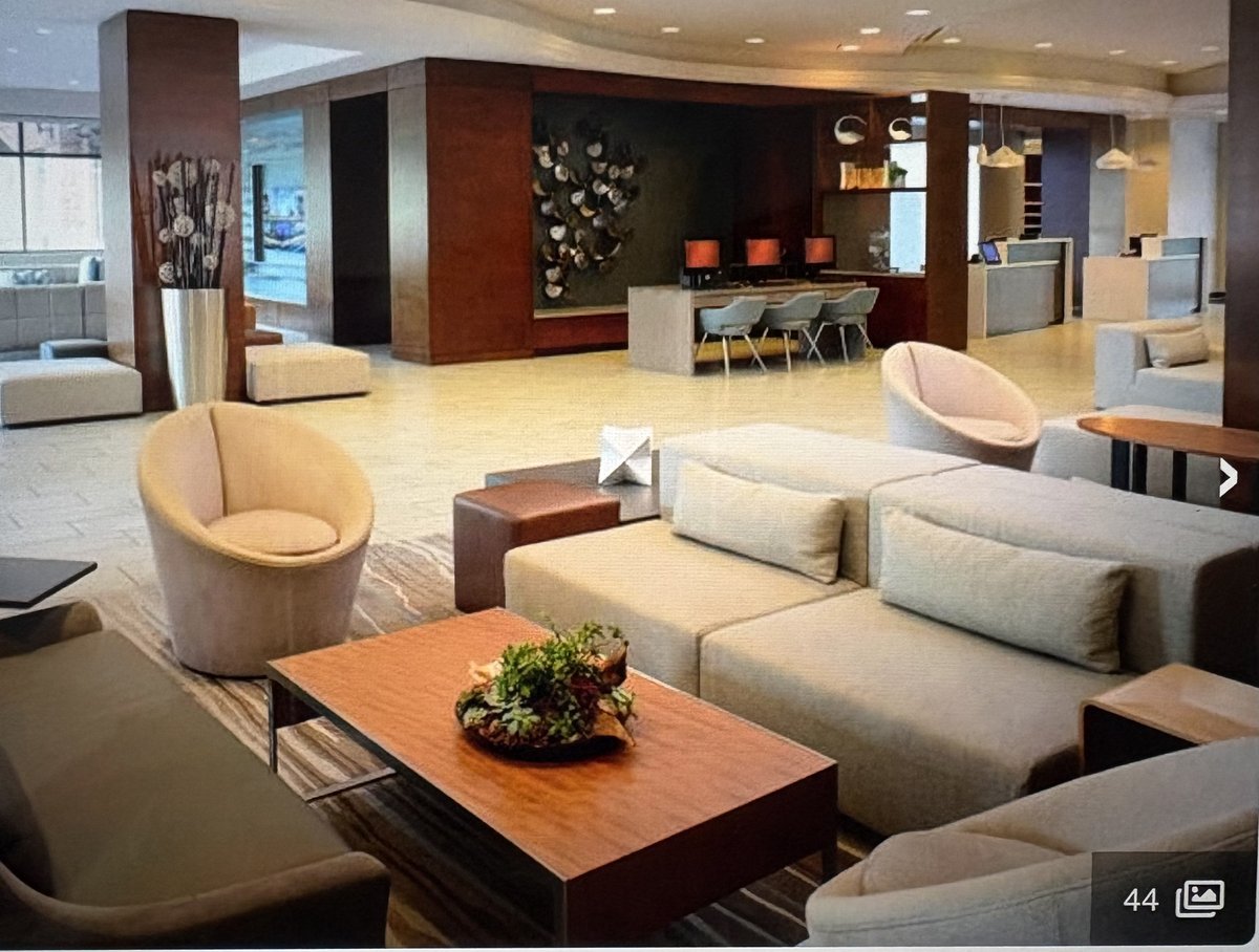 Marriott lobby area