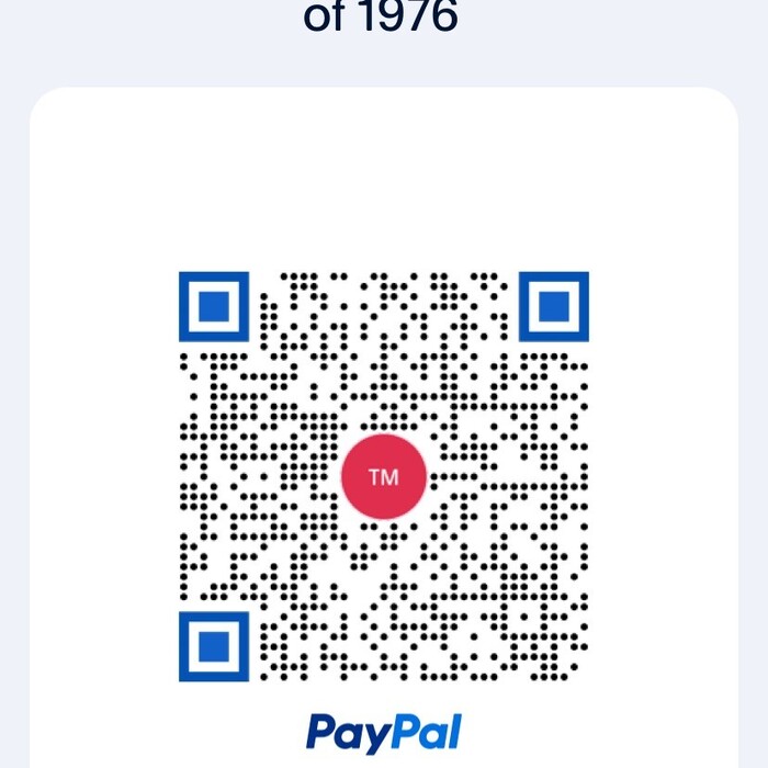 Pay with PayPal — scan QR code